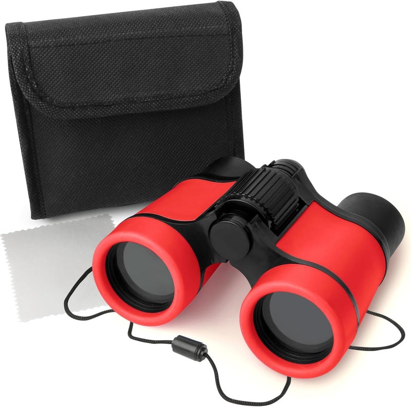 DR ANISON Binoculars for Kids Toy Binoculars Set for Age 3-12 Years Old Boys Girls Outside Play, Bird Watching, Camping, Educational Learning, Birthday Presents - Image 1